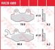 MCB689 - placute de frana TRW - fata
