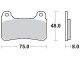 MCB755 SCR - placute de frana ceramice TRW - fata