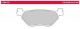 FDB2126 P - placute de frana Ferodo Platinum - spate