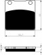 016 S3 - placute de frana sinter Goldfren - spate