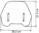 Parbriz MRA Roadshield RO, transparent, fumuriu, albastru, rosu, galben sau negru