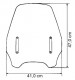 Parbriz MRA Highwayshield HI, transparent sau fumuriu