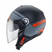 Caberg Riviera V4 Elite 70, antracit negru oranj-fluo mat