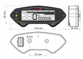 Ceasuri indicatoare bord moto Koso DB-01RN