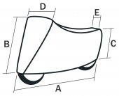 Husa de interior pentru motocicleta Louis Dust (XL - 230 cm)