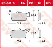 MCB575 SI - placute de frana TRW sinter, spate