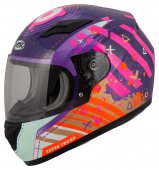 MTR S-12 Kids roz-lila, casca moto pt. copii