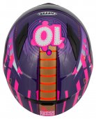 MTR S-12 Kids roz-lila, casca moto pt. copii