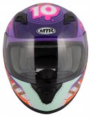 MTR S-12 Kids roz-lila, casca moto pt. copii