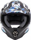 MTR X6B0S Kids alb-albastru-negru, casca motocross pt. copii