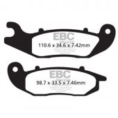 Placute de frana sinter MX-S EBC MXS465 - fata