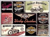 Set 9 magneti pt frigider Harley Davidson