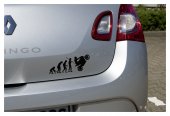 Sticker auto Biker Evolution